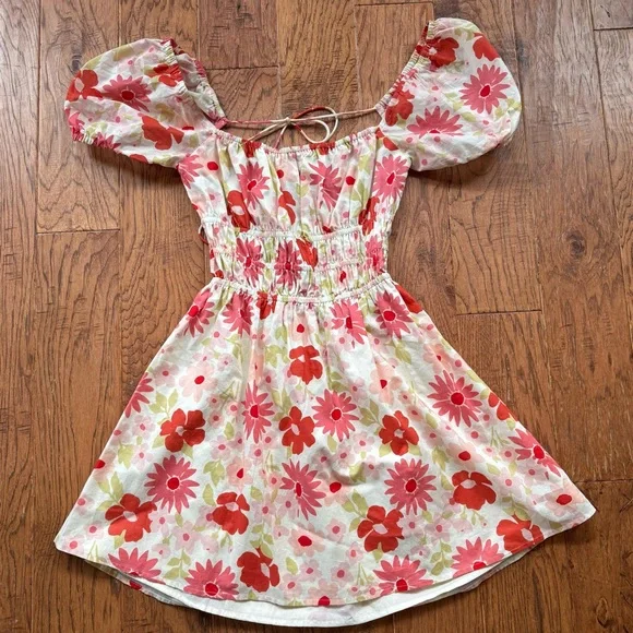 Sabo Skirt Darling Floral Mini Dress Womens Size S - Picture 3 of 11